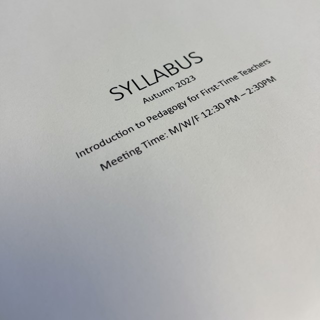 picture of syllabus title